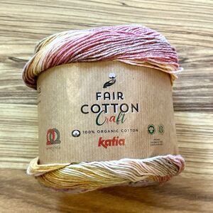 Katia Fair Cotton Craft 601 Rose Pink Gold  200g 678 yds Sport Weight
